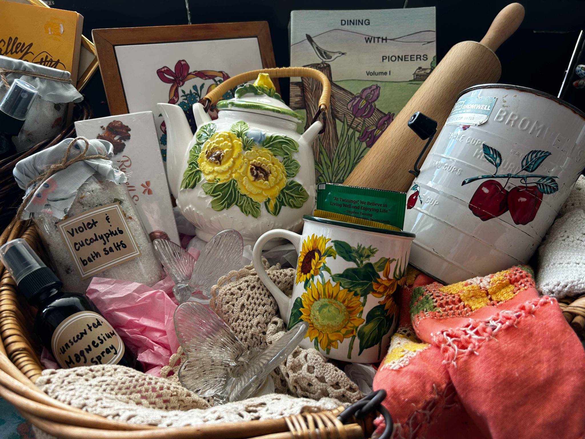Curated Vintage Decor Baskets