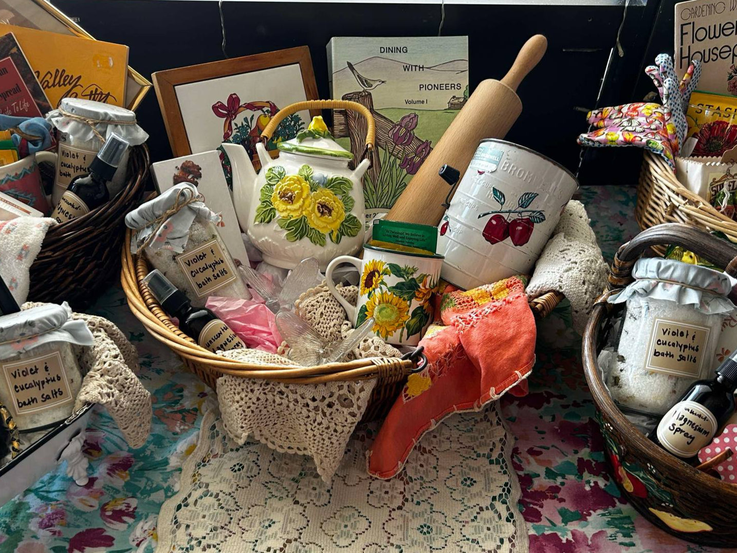 Curated Vintage Decor Baskets